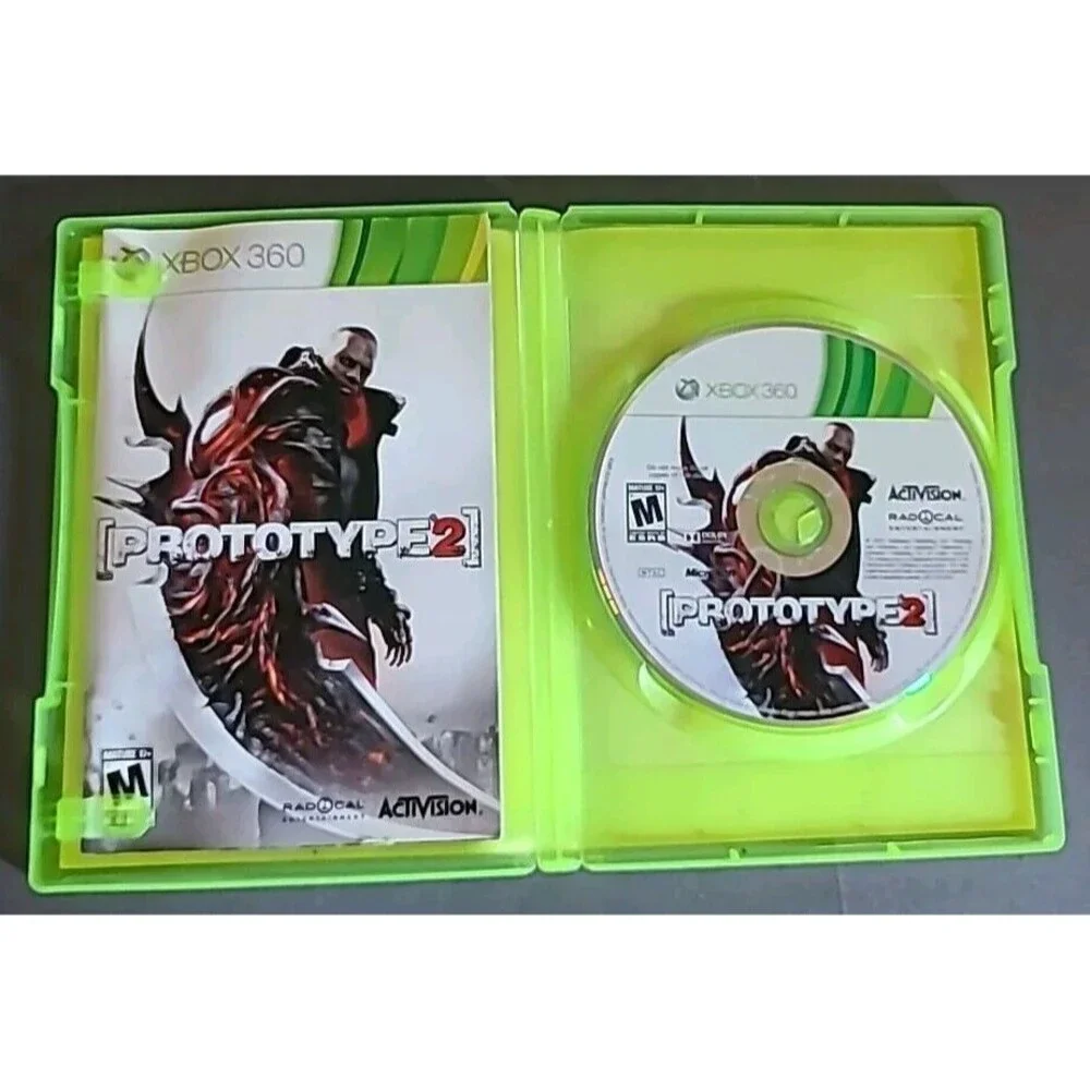 Xbox 360 Prototype 2 COMPLETE Microsoft 2012 Activision Tested